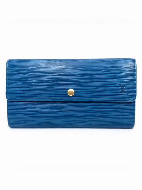 Louis Vuitton Handbags - ✨ Authentic Louis Vuitton Portefeuille Sarah Blue Epi Leather ✨ Date Cd: CA1928